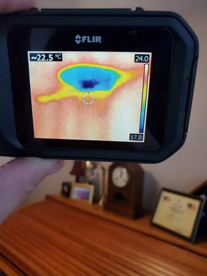 Thermal imaging inspection for water damage in Kaukauna